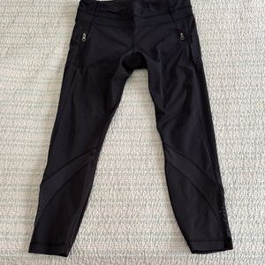 Run Inspire Lululemon Black Leggings size 8